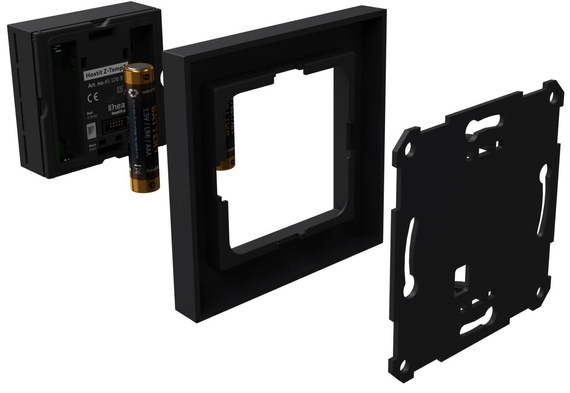 Heatit Z-Temp3 bezprzewodowy termostat (czarny)