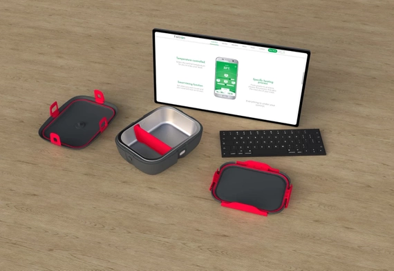 HeatsBox STYLE+ samopodgrzewający lunch box