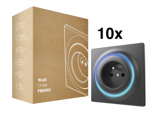 FIBARO Walli Outlet Z-wave (10 szt.) czarne