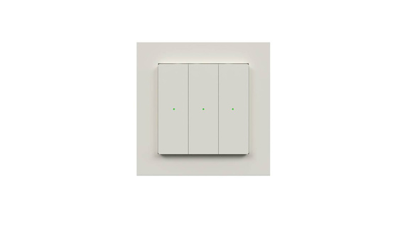 Heatit Z-Push Wall Controller kremowy połysk Z-wave