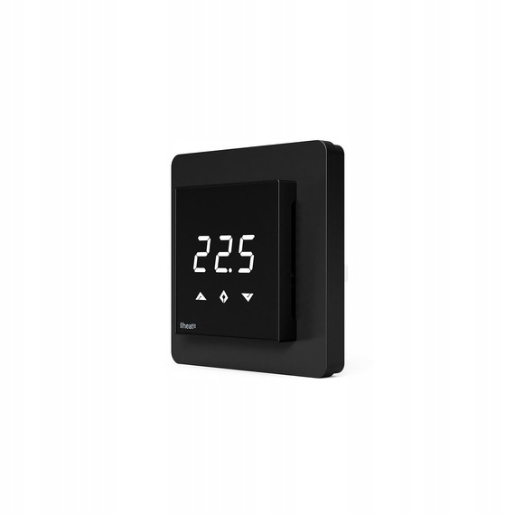 Heatit czarny panel instalacyjny termostatu