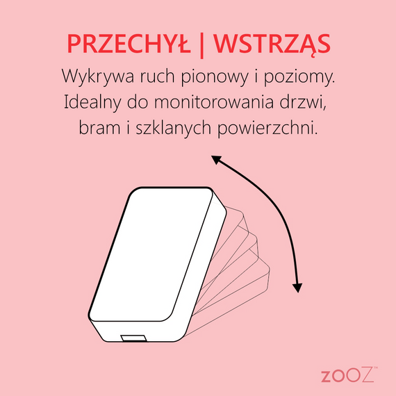 Zooz Tilt | Shock Sensor Z-Wave (ZSE43)