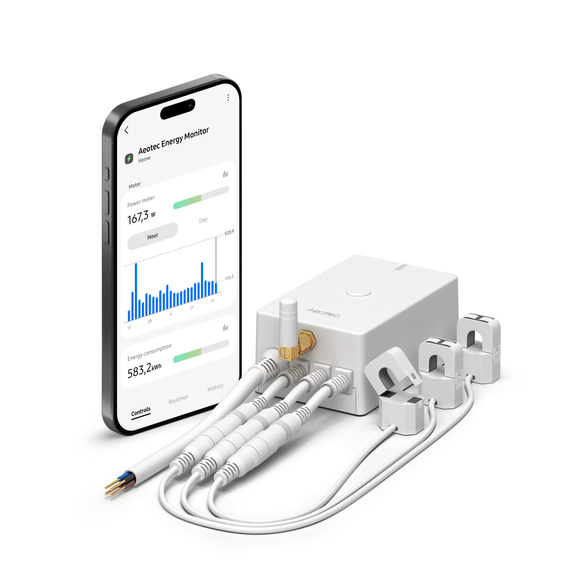 Aeotec Home Energy Meter 8 - 3 klemy GEN8 (60A)