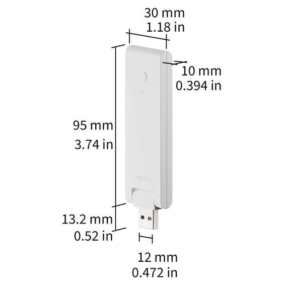 Aqara Hub M100 (Offline) | Jednostka centralna Smart Home | Zigbee, Homekit, EU