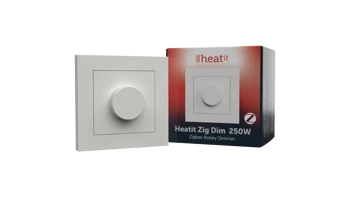 Heatit Zig Dim 250W ściemniacz obrotowy ZigBee