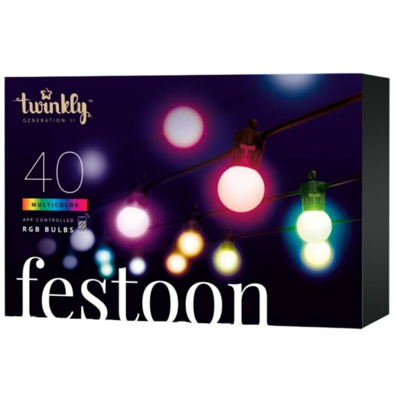 Lampki ogrodowe Twinkly Festoon 40 LED RGB