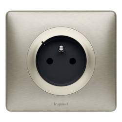 Legrand gniazdo connected (tytanowy)