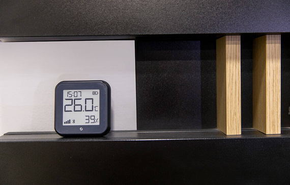 Czujnik temp. i wilgotności Shelly H&T (czarny)