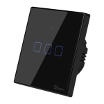 Dotykowy włącznik światła WiFi + RF 433 Sonoff T3 EU TX (3-kanałowy)