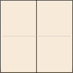 NIKO klawisze przycisku Hue, kremowe