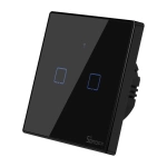 Dotykowy włącznik światła WiFi + RF 433 Sonoff T3 EU TX (2-kanałowy)
