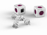 PowerCube ReWirable + wtyczki (fioletowa)