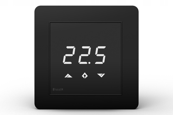 Heatit Z-TRM3 termostat 16A (czarny) Z-wave