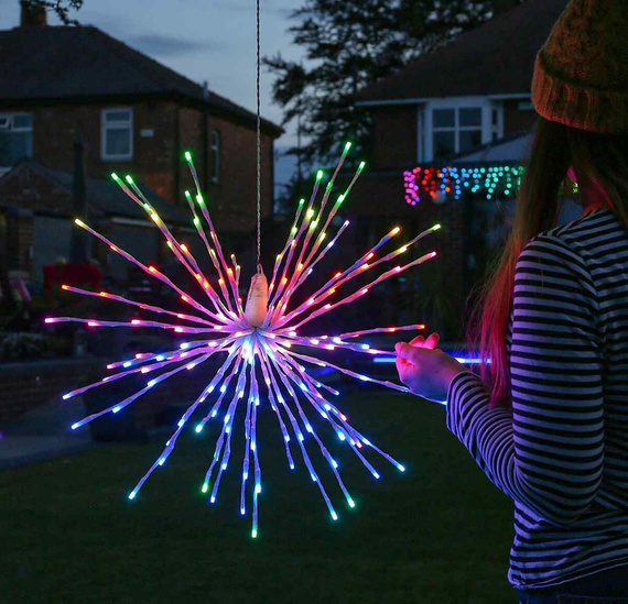 Dekoracja Twinkly Spritzer 200 LED RGB