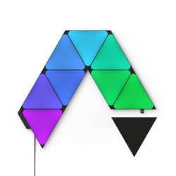 Nanoleaf Shapes Triangles Smarter Kit - 9 paneli świetlnych (ultra black)