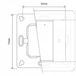 Heatit Z-Push 2x przycisk na ścianę czarny Z-wave
