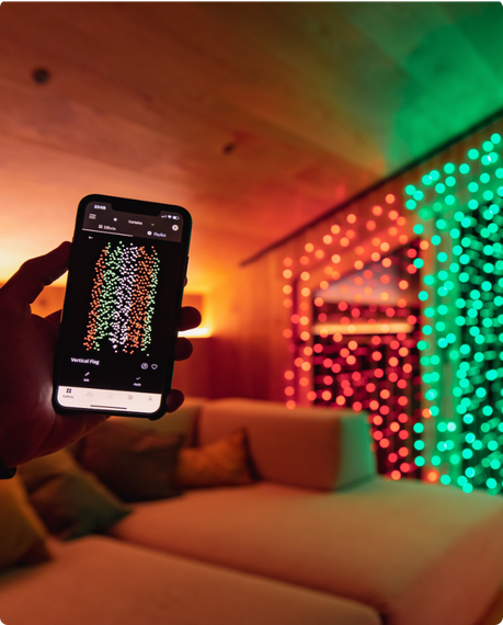 Kurtyna Twinkly 210 LED RGB+W