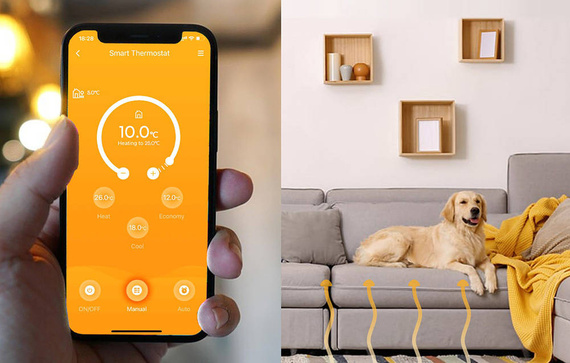Meross termostat ogrzewania elektrycznego Homekit