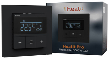 Heatit Pro termostat (czarny)