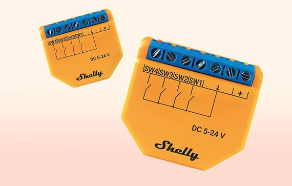 Kontroler/aktywator scen Shelly PLUS i4 DC WIFI