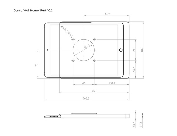 Displane Dame Wall Home (Biała)