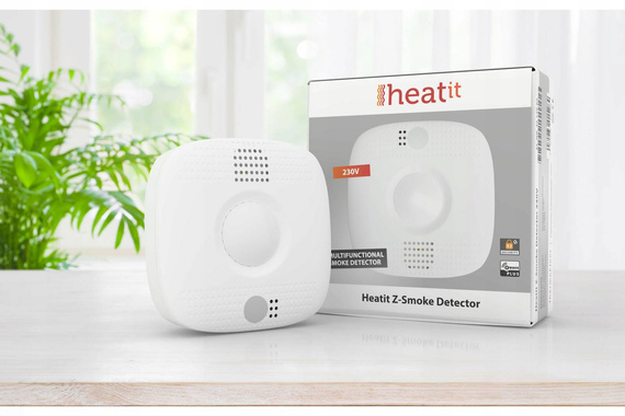 Heatit Z-Smoke czujnik dymu sieciowy Z-wave