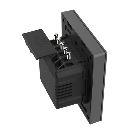 Inteligentny przełącznik ścienny WiFi SONOFF M5-2C-80 (2-kanałowy, do ramki, grafitowy