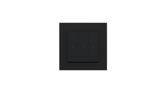 Heatit Z-Push Wall Controller czarny Z-wave