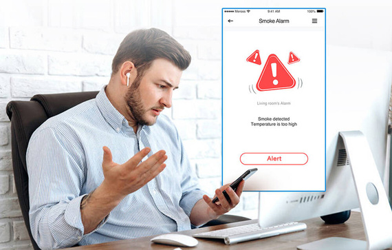 Czujnik dymu WiFi Meross GS559A (HomeKit)