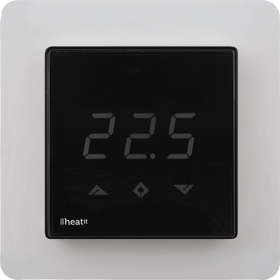 Heatit czarny panel instalacyjny termostatu
