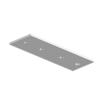 Mio Decor Genius IQ podtynkowa aluminiowa szyna dwutorowa