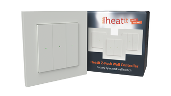 Heatit Z-Push Wall Controller biały Z-wave