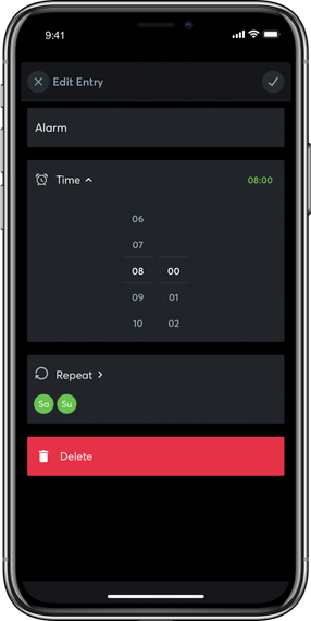 Loxone Touch Nightlight Air