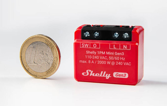 Sterownik Shelly 1PM Mini Gen3