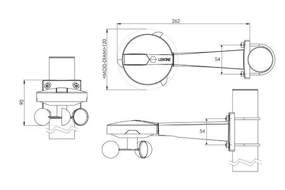 Loxone stacja pogodowa Air
