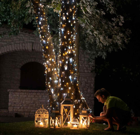 Łańcuch Twinkly 400 LED GOLD AWW