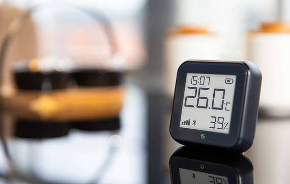 Czujnik temp. i wilgotności Shelly H&T (czarny)