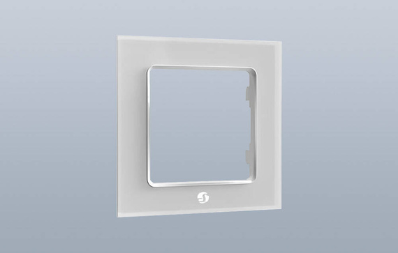 Ramka do włączników Shelly pojedyncza (biała)
