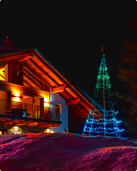 Choinka iluminacja RGB+W Twinkly 300 LED 2 M