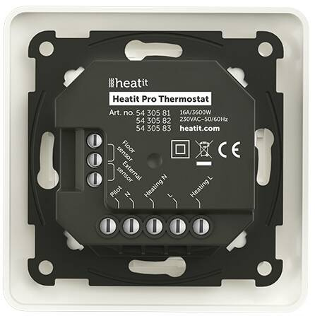 Heatit Pro termostat (kremowy)