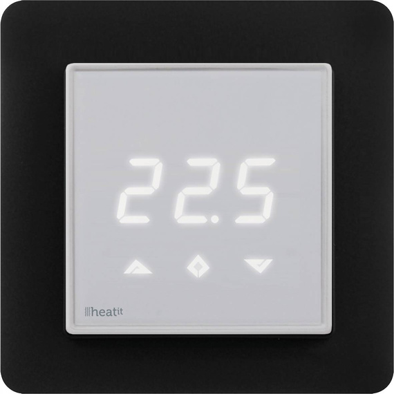 Heatit czarny panel instalacyjny termostatu