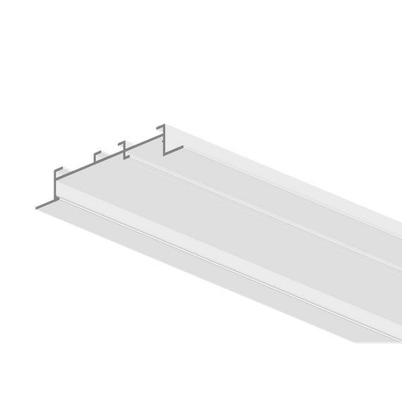 Mio Decor Genius IQ podtynkowa aluminiowa szyna dwutorowa