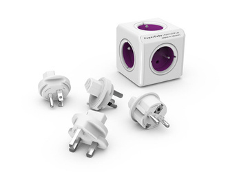PowerCube ReWirable + wtyczki (fioletowa)
