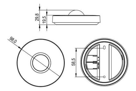 Loxone czujnik obecności Tree (antracytowy)