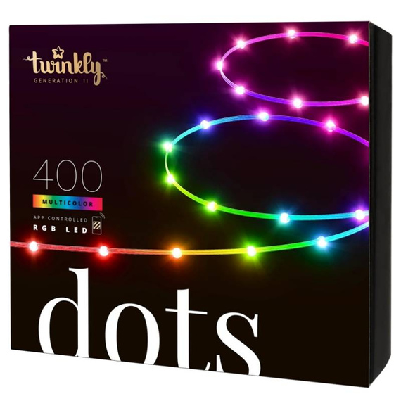 Taśma Twinkly DOTS 20 m 400 LED RGB przezroczysta