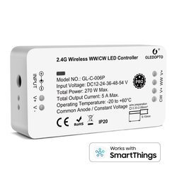 Gledopto Sterownik LED CCT ZigBee SmartThings