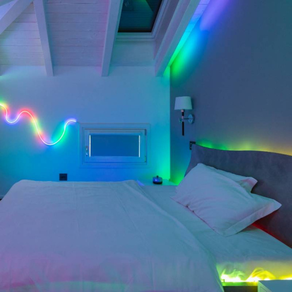 Taśma LED Twinkly Line czarna RGB 1,5 M — zestaw startowy