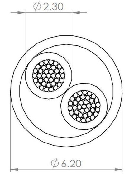 Przewód głośnikowy QED QE4155 (QX16/2)