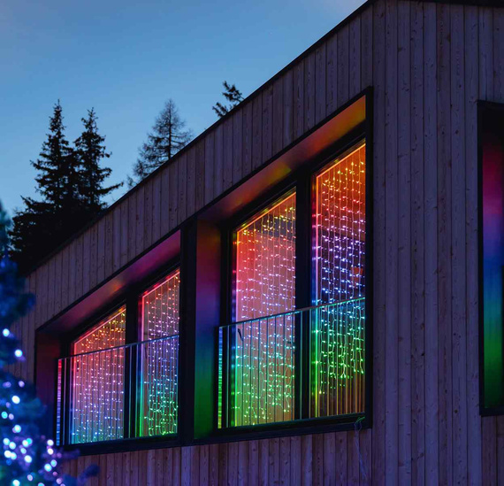 Kurtyna Twinkly 210 LED RGB+W