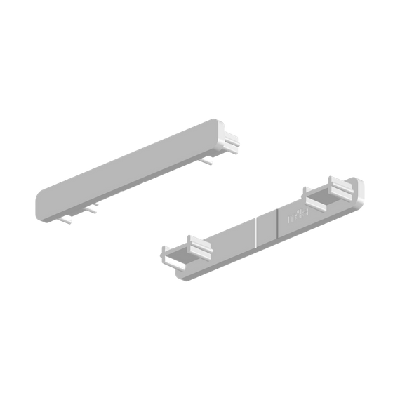 Mio Decor Genius IQ podtynkowa aluminiowa szyna dwutorowa